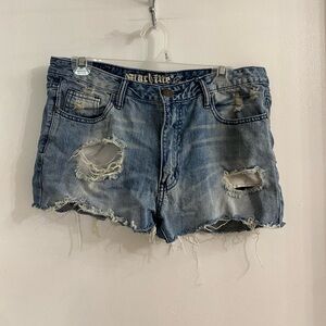 MACHINE distressed Jean shorts size 32